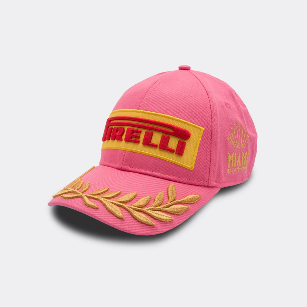 Gorra Pirelli F1™ 2025 GP Miami Podio Oficial Edición Rosa