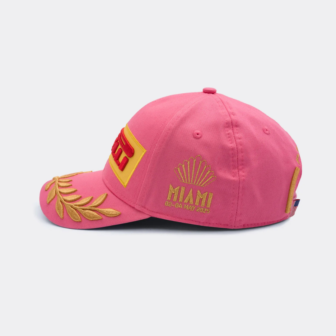 Gorra Pirelli F1™ 2025 GP Miami Podio Oficial Edición Rosa