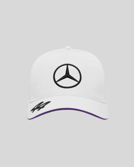 Mercedes AMG Gorra Blanca Lewis Hamilton 2024