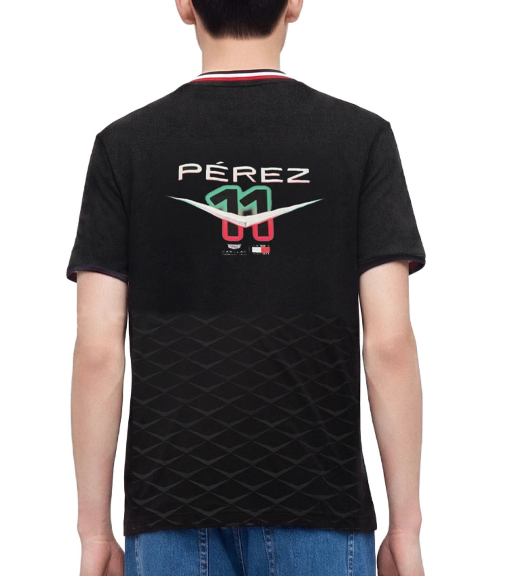 Playera Checo Pérez Cadillac F1 México GP 2026 Negra