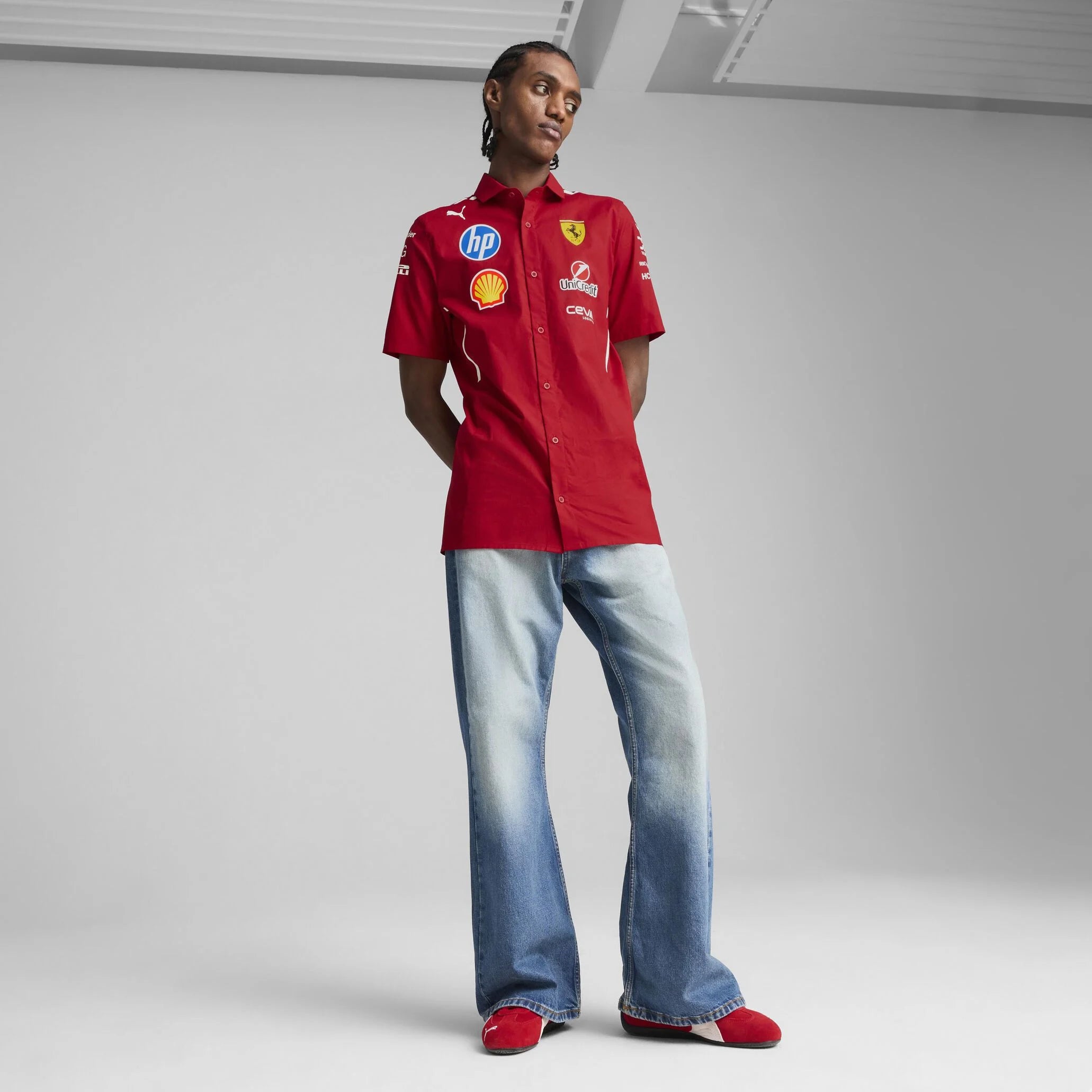 Camisa Ferrari F1™ 2025 Team Oficial PUMA Roja