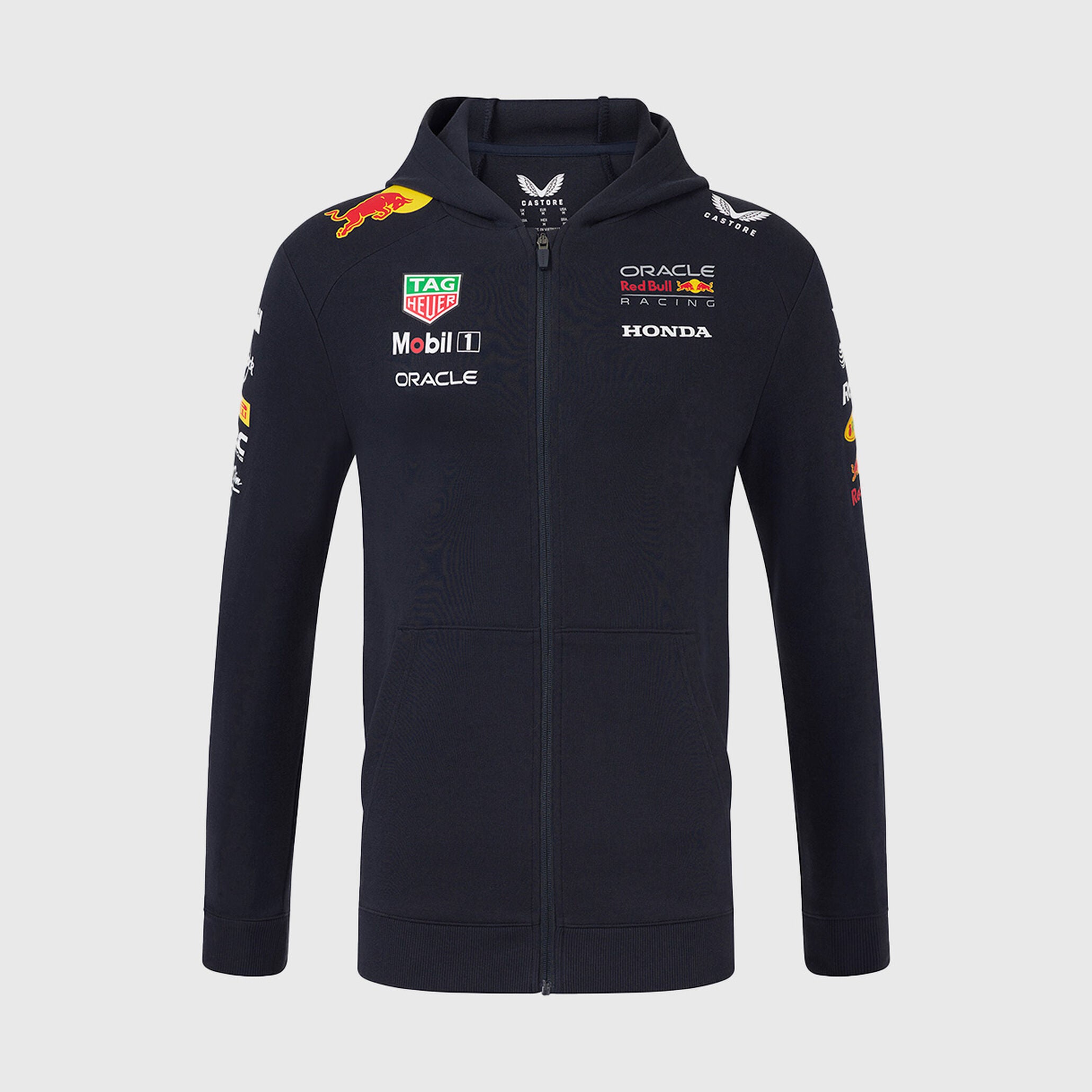 Sudadera Full Zip Red Bull Racing F1 2025 Team Oficial Castore