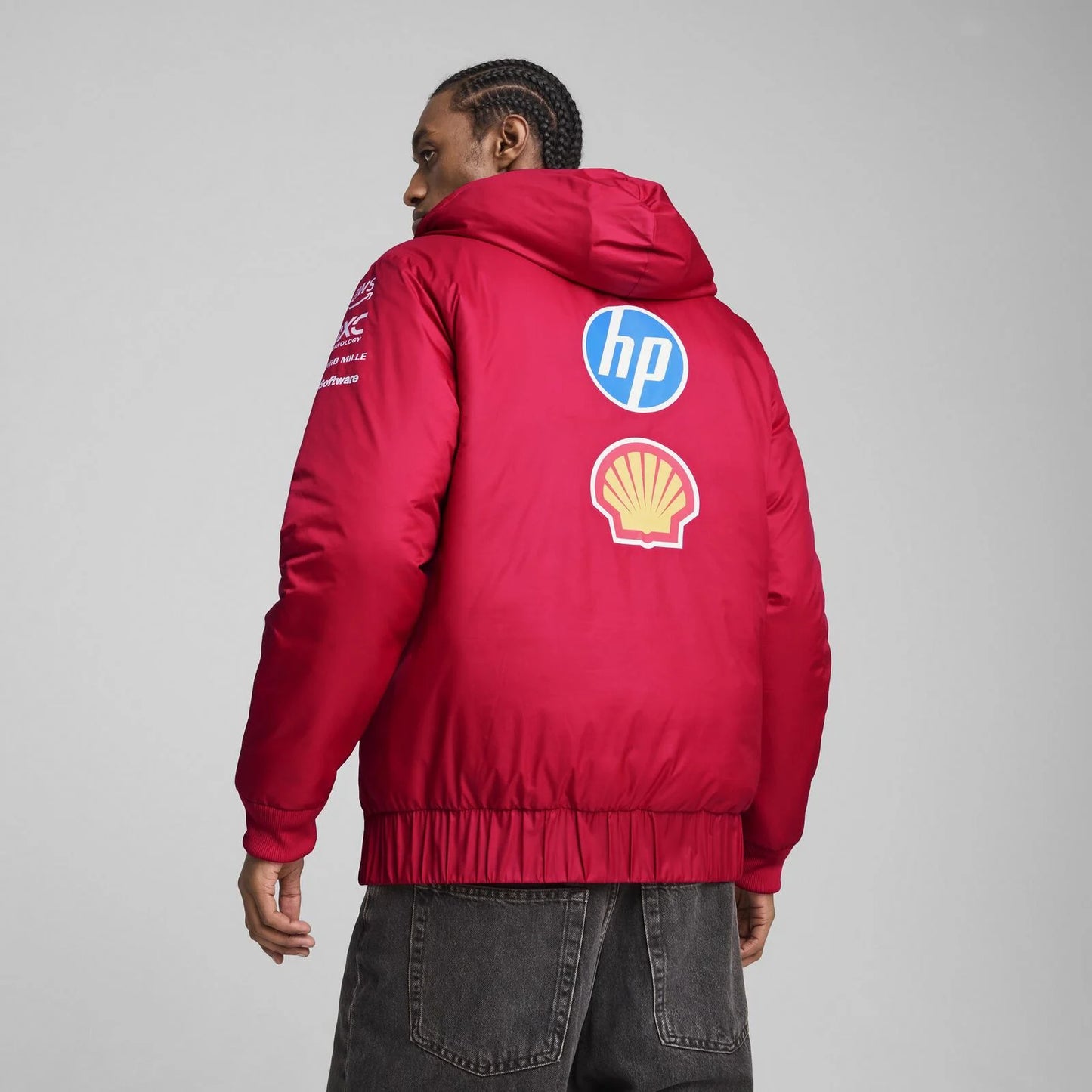 Chaqueta Reversible Ferrari F1™ 2025 Team Oficial PUMA Roja y Negra