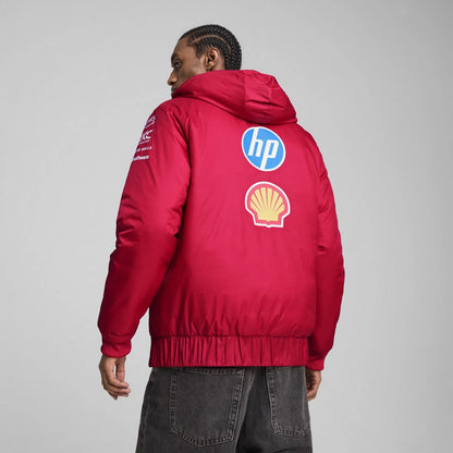 Chaqueta Reversible Ferrari F1™ 2025 Team Oficial PUMA Roja y Negra