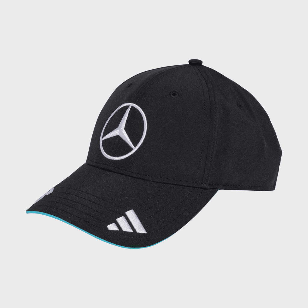 Gorra Negra Mercedes AMG George Russell 2025