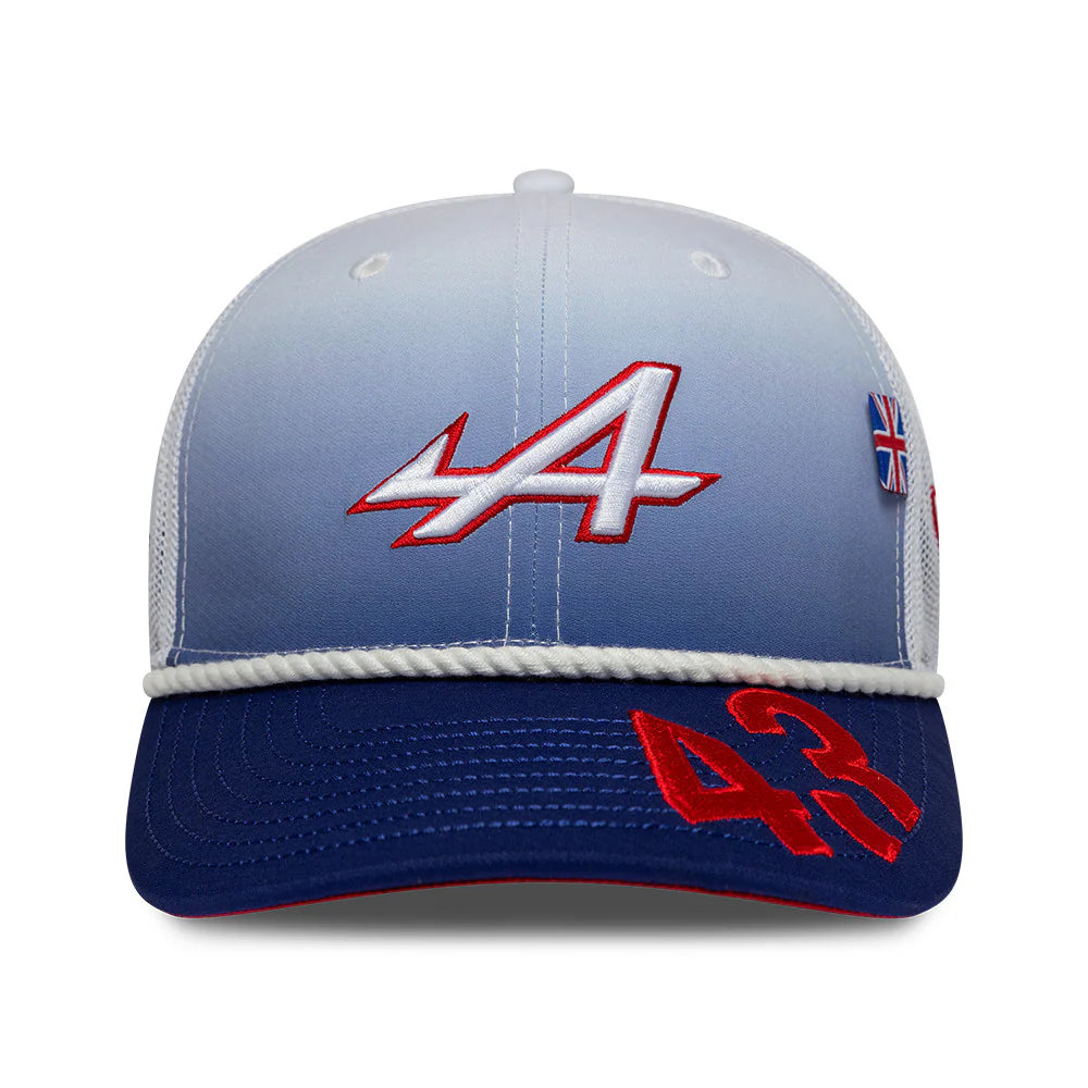 Gorra Alpine F1 Franco Colapinto Silverstone GP 2026 – Azul Claro | Oficial