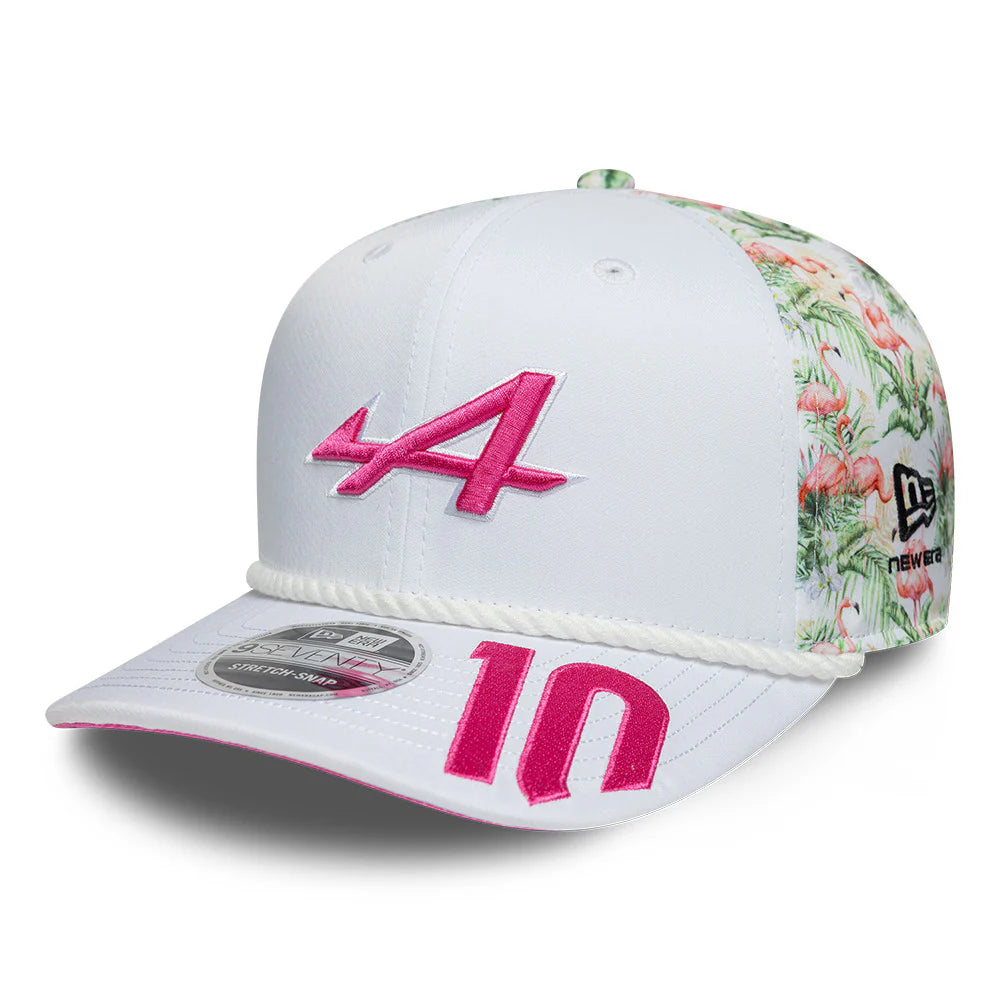 Gorra Alpine F1 Pierre Gasly Miami GP 2026 – Blanca | Edición Especial