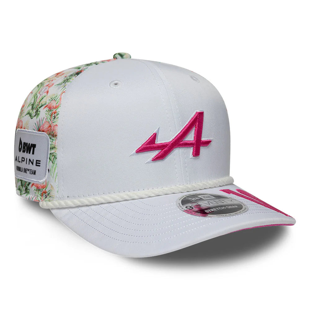 Gorra Alpine F1 Pierre Gasly Miami GP 2026 – Blanca | Edición Especial