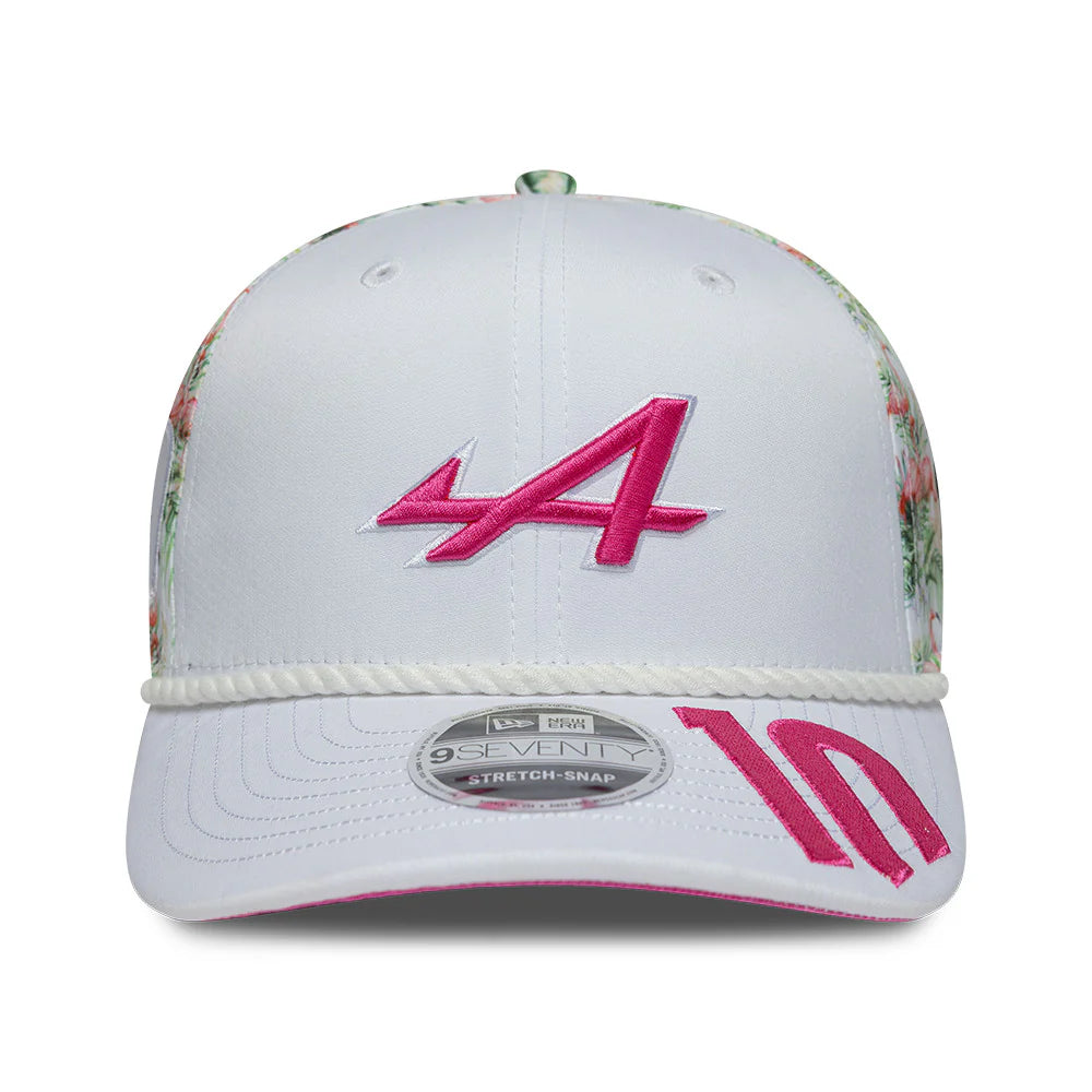 Gorra Alpine F1 Pierre Gasly Miami GP 2026 – Blanca | Edición Especial