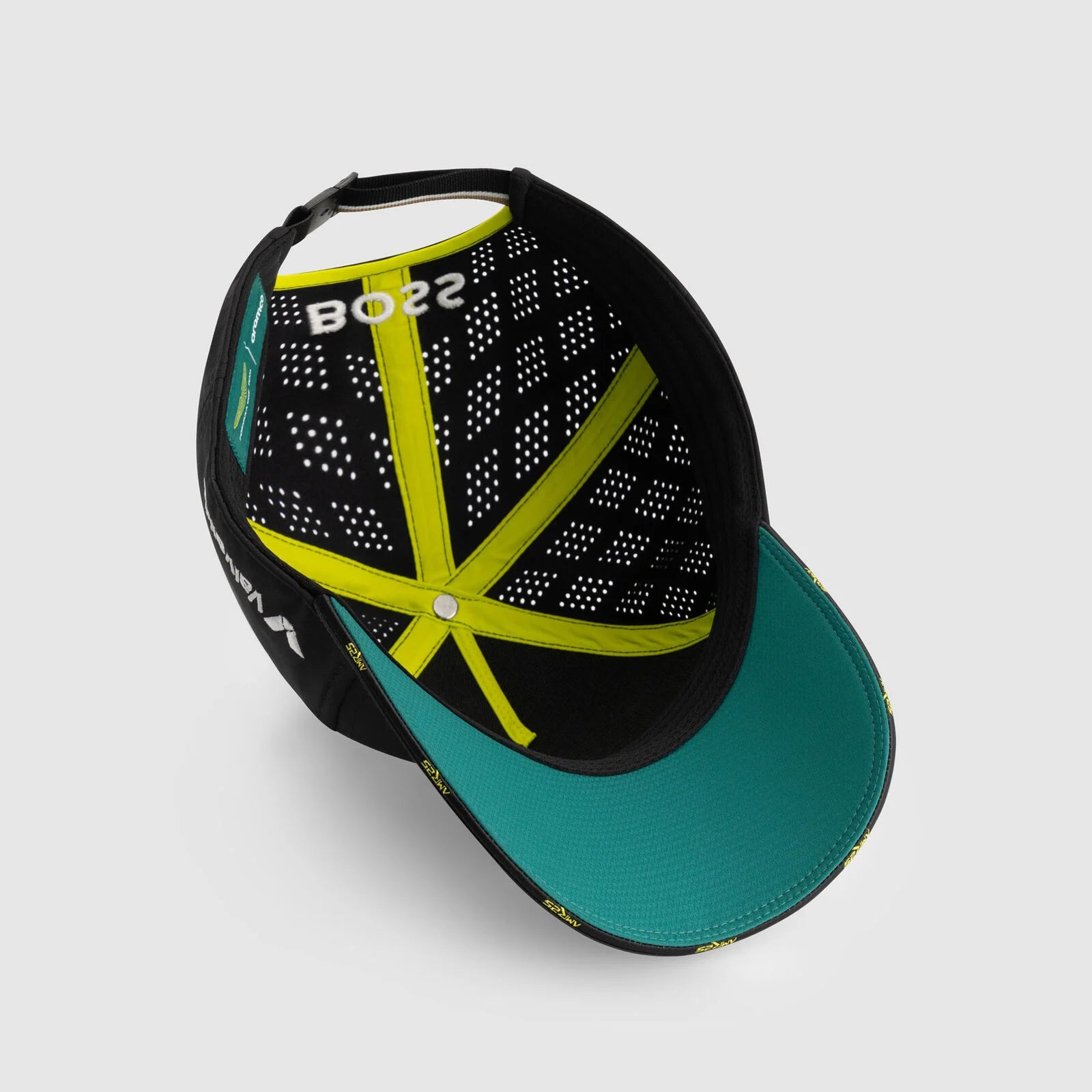 Gorra Aston Martin F1™ 2025 Team Negra Oficial con Ajuste BOSS
