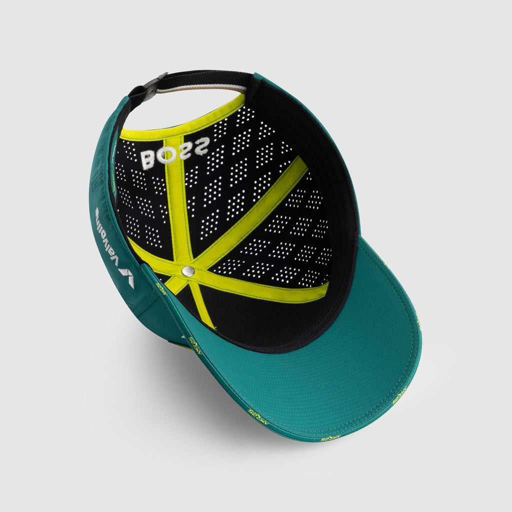 Gorra Aston Martin F1™ 2025 Team Verde Oficial con Ajuste BOSS