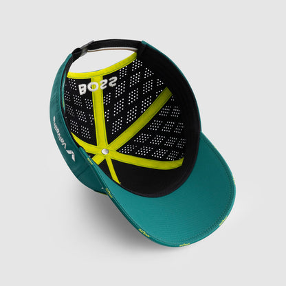 Gorra Aston Martin F1™ 2025 Team Verde Oficial con Ajuste BOSS