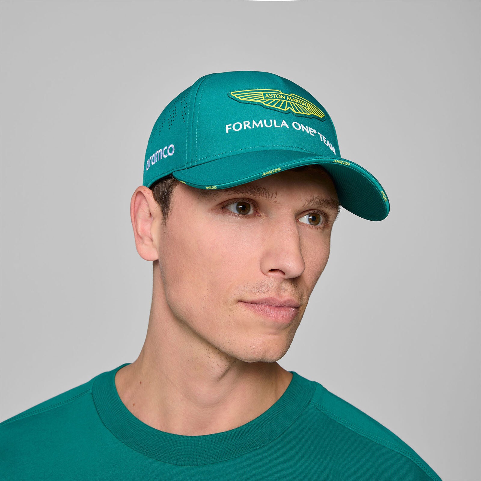 Gorra Aston Martin F1™ 2025 Team Verde Oficial con Ajuste BOSS