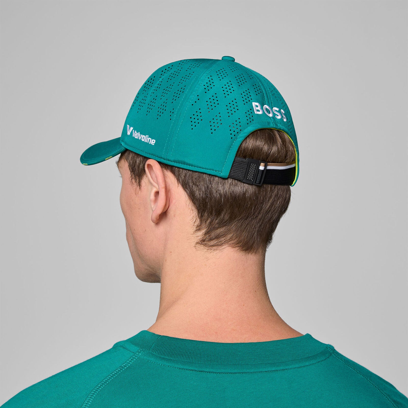 Gorra Aston Martin F1™ 2025 Team Verde Oficial con Ajuste BOSS