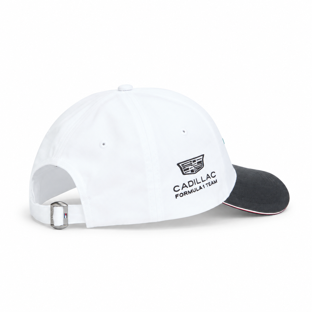 Gorra Cadillac F1 México GP 2026 Chevron Blanca