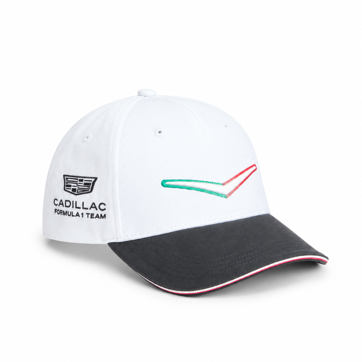 Gorra Cadillac F1 México GP 2026 Chevron Blanca
