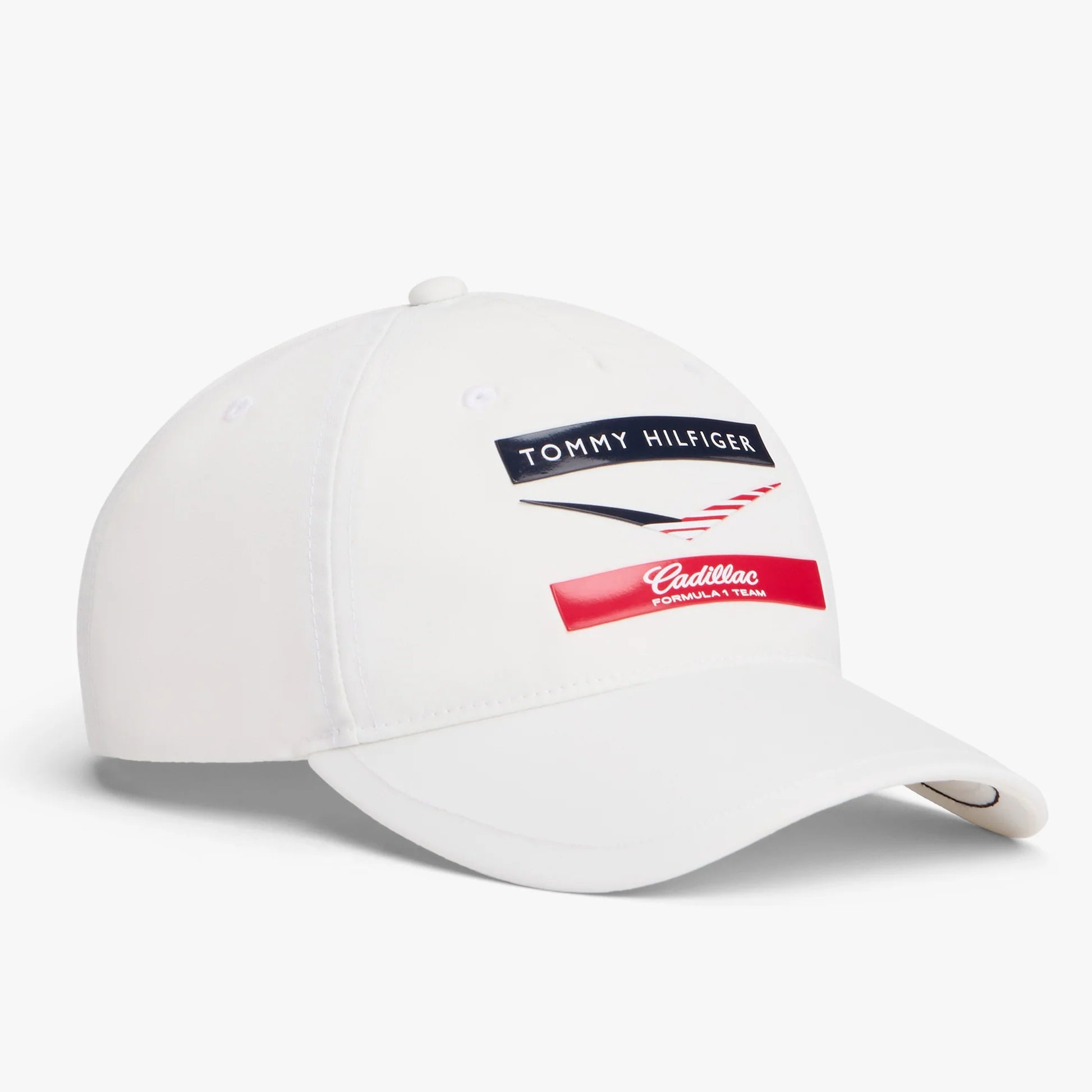 Gorra Cadillac F1™ x Tommy Hilfiger Chevron Blanca | Oficial 2026