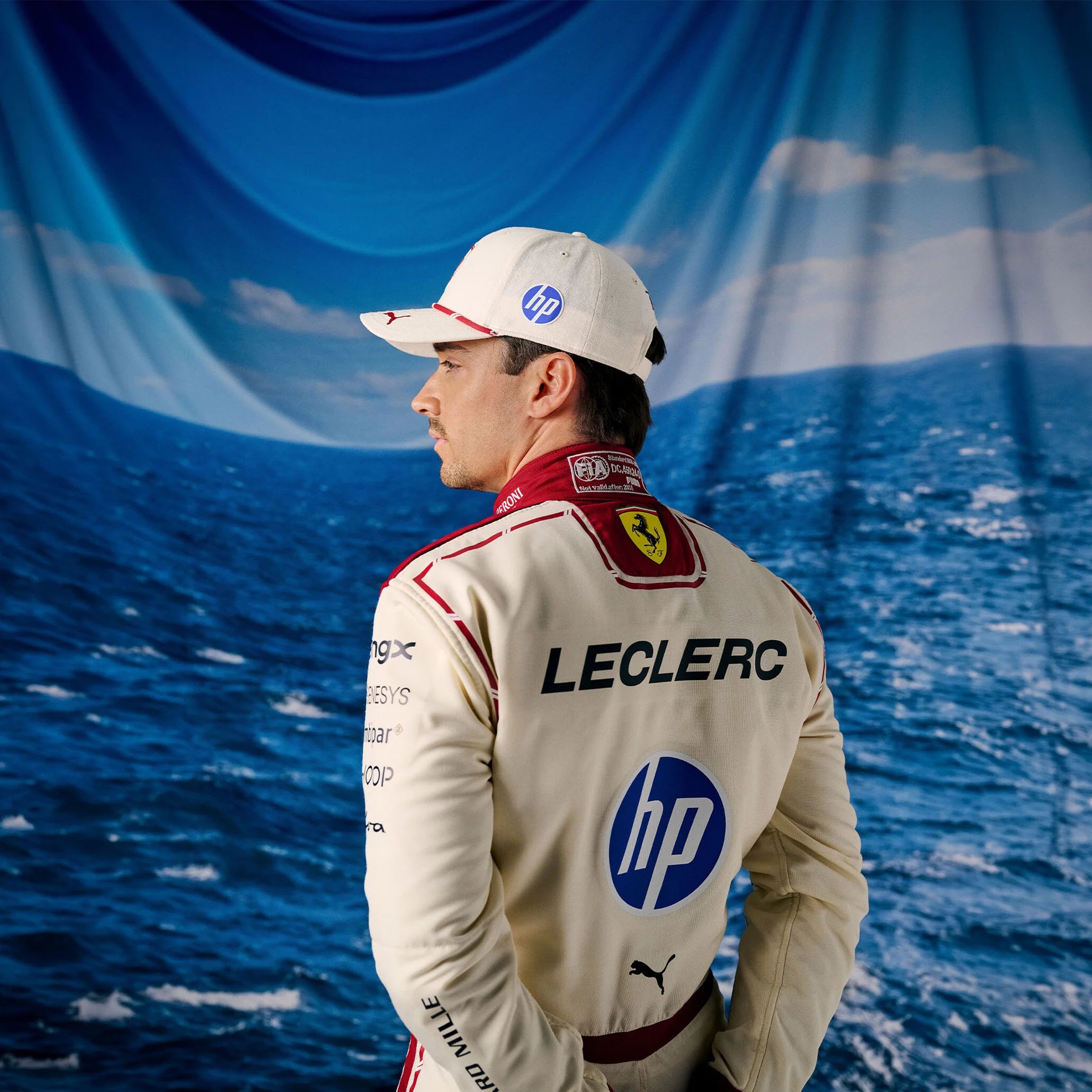 Gorra Charles Leclerc Ferrari F1™ 2026 Mónaco Edición Especial Oficial