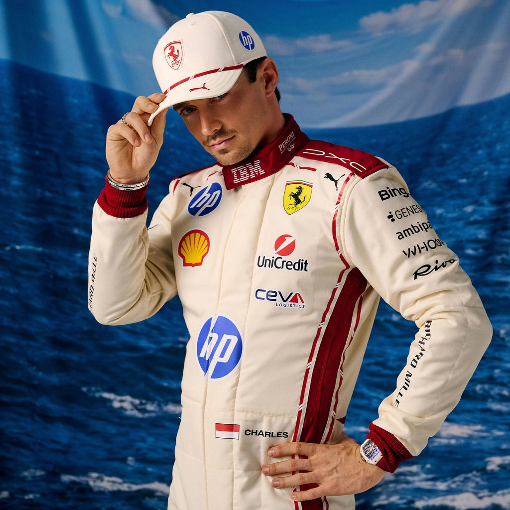 Gorra Charles Leclerc Ferrari F1™ 2026 Mónaco Edición Especial Oficial