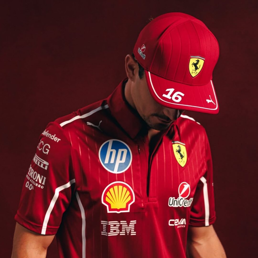 Gorra Charles Leclerc Ferrari F1™ 2025 PUMA Oficial Driver