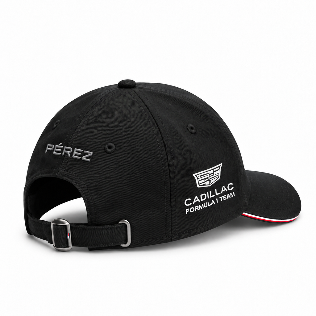 Gorra Checo Pérez Cadillac F1 México GP 2026 Negra