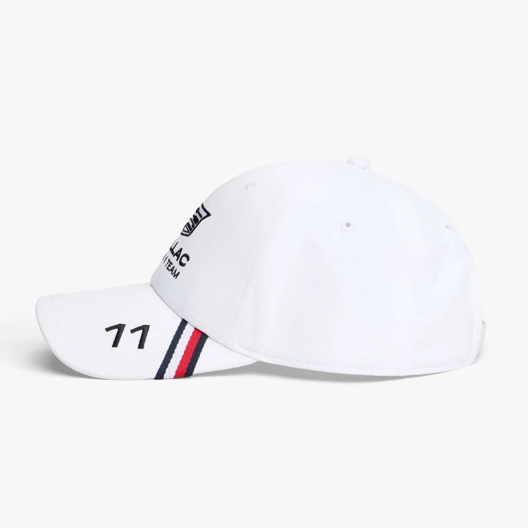 Gorra Checo Pérez Cadillac F1 Team Blanca