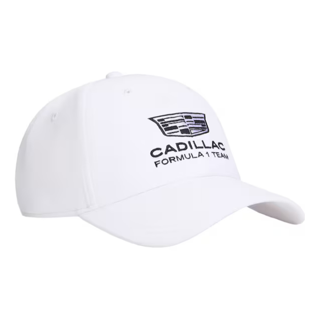 Gorra Checo Pérez Cadillac F1 Team Blanca
