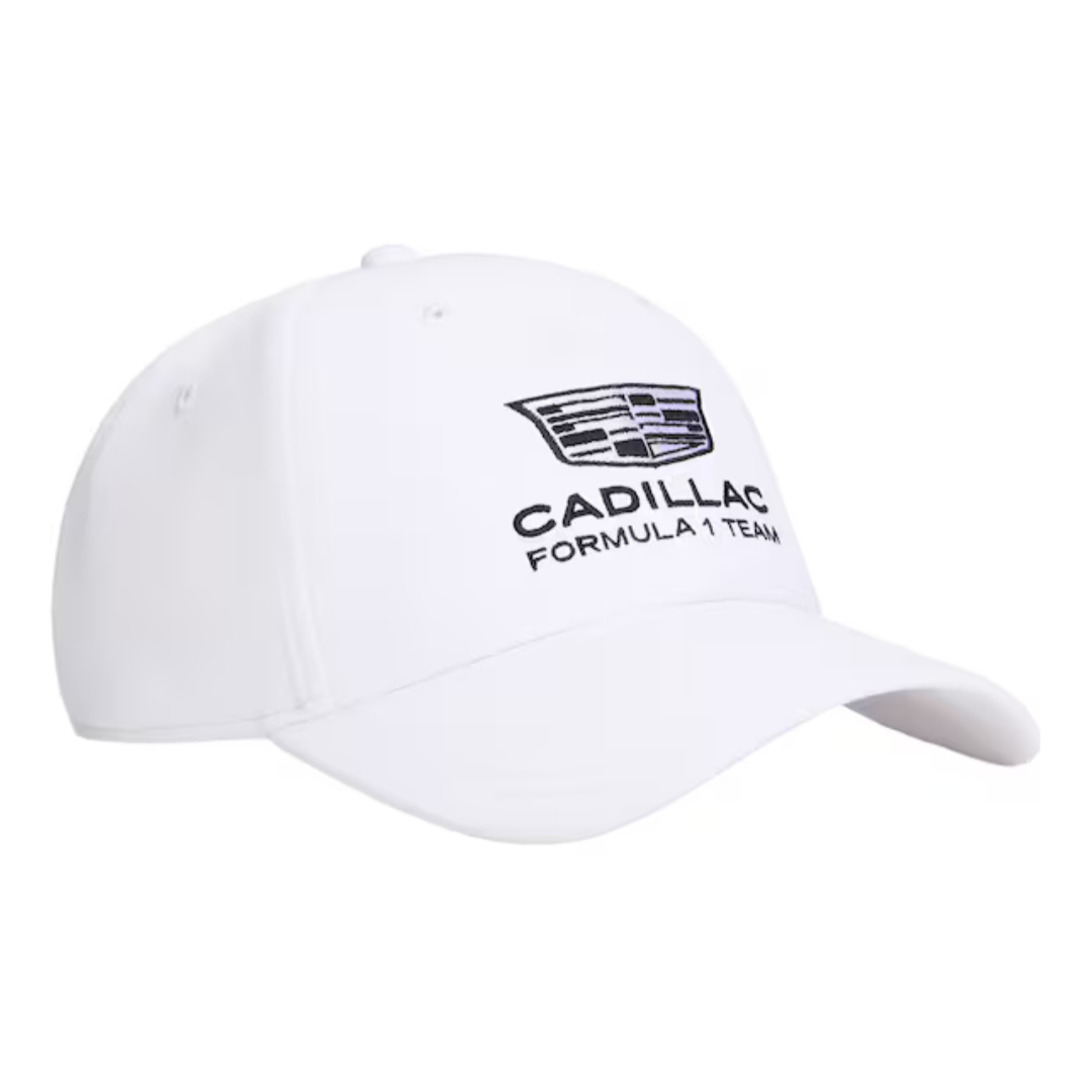 Gorra Checo Pérez Cadillac F1 Team Blanca