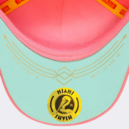 Gorra Pirelli F1™ 2025 GP Miami Podio Oficial Edición Rosa