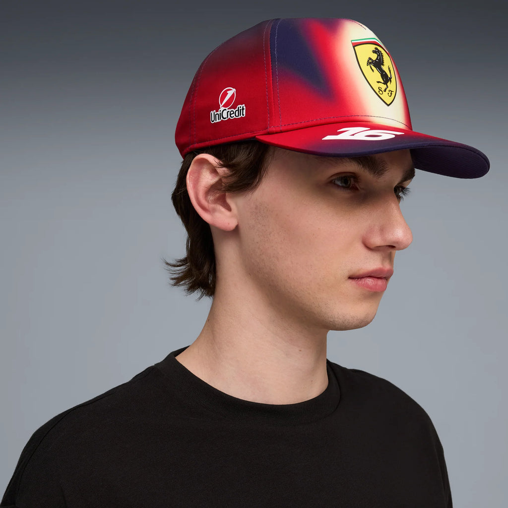 Gorra Scuderia Ferrari Charles Leclerc China GP 2026 – Roja | Edición Especial