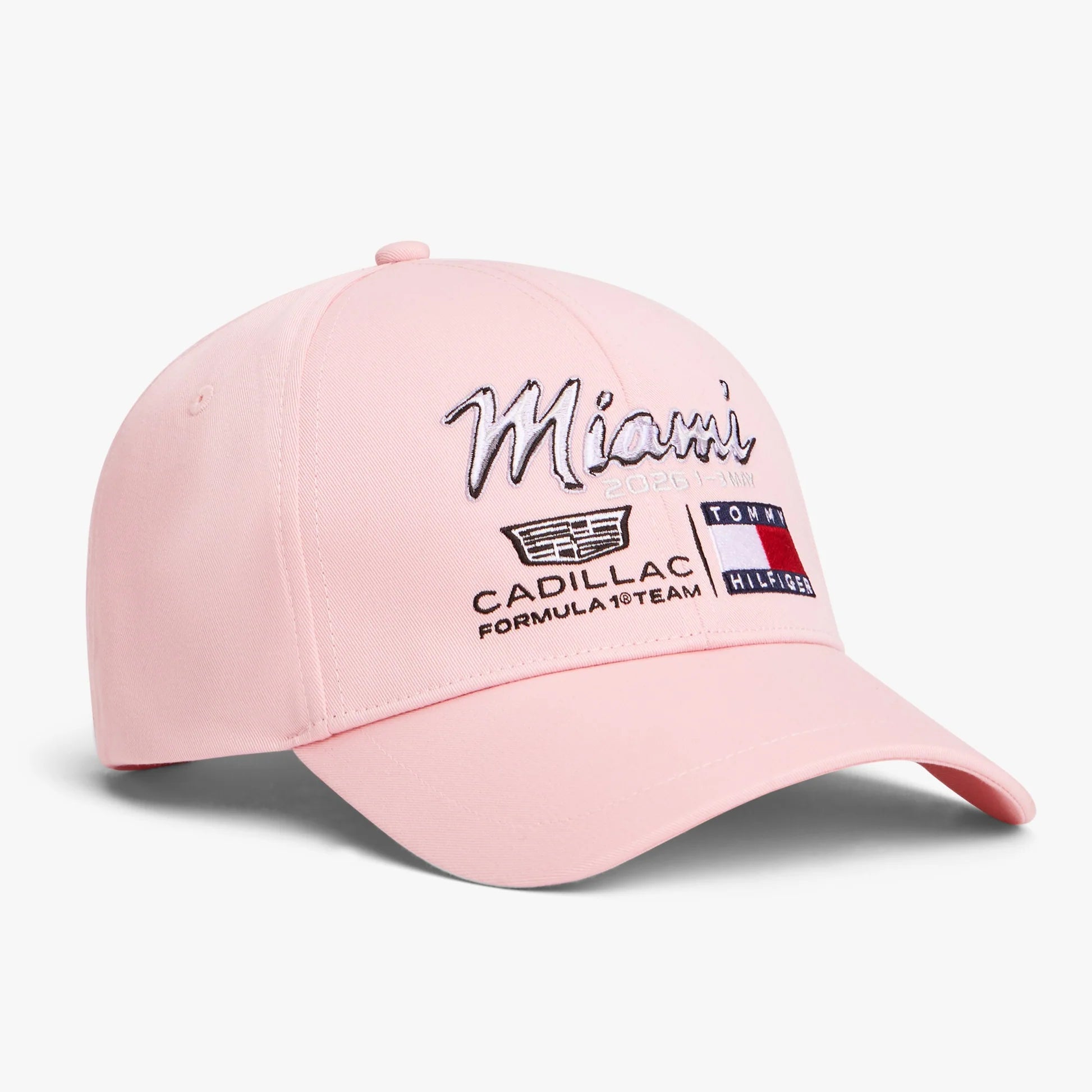 Gorra Tommy Hilfiger x Cadillac F1 Miami 2026 – Rosa | Edición Limitada GP Miami