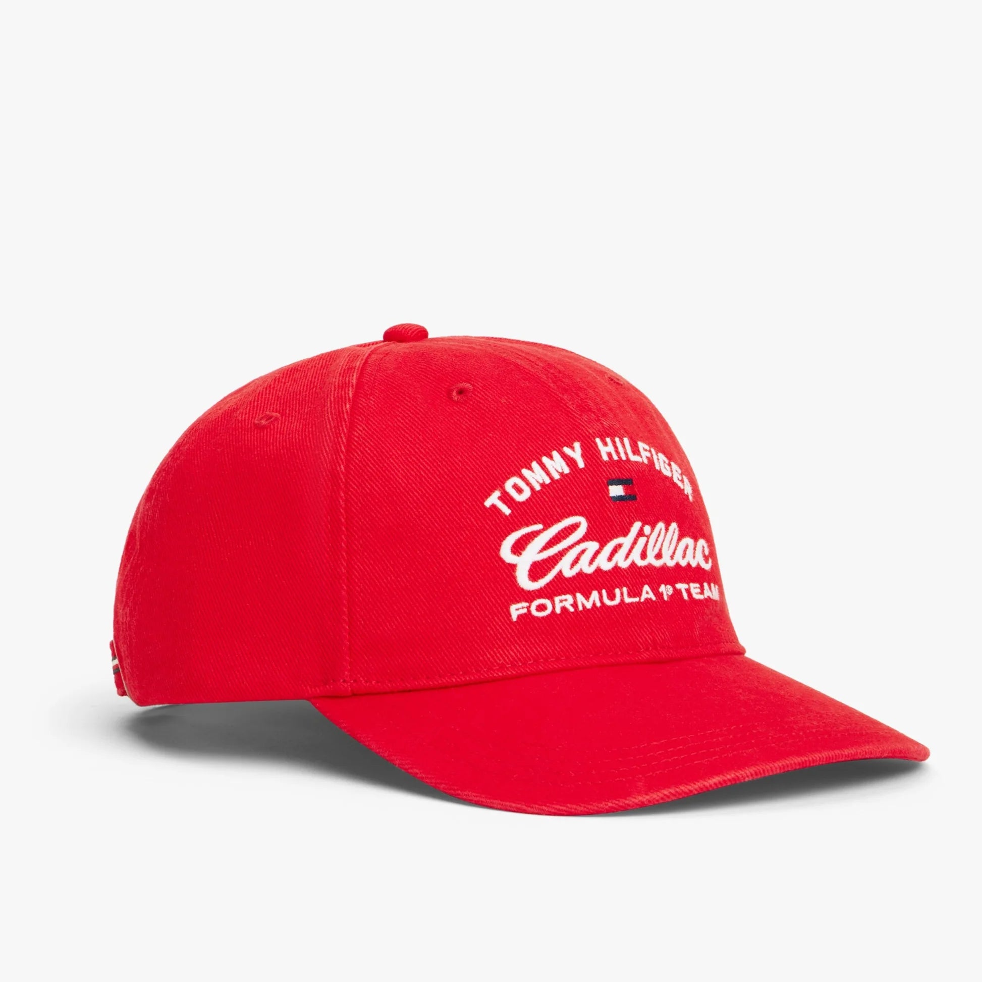 Gorra Tommy Hilfiger x Cadillac F1 Varsity Roja 2026 | Oficial