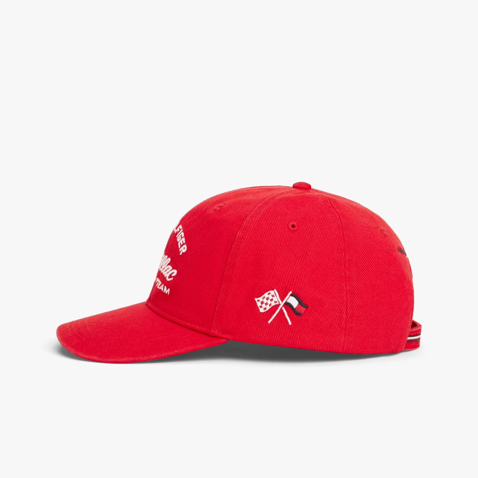 Gorra Tommy Hilfiger x Cadillac F1 Varsity Roja 2026 | Oficial