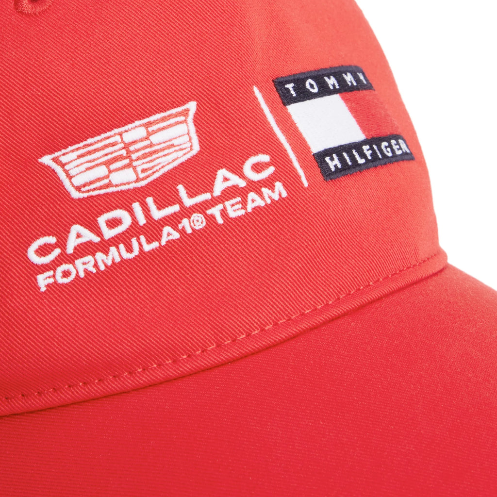 Gorra Tommy x Cadillac F1 Team Dual Logo Roja