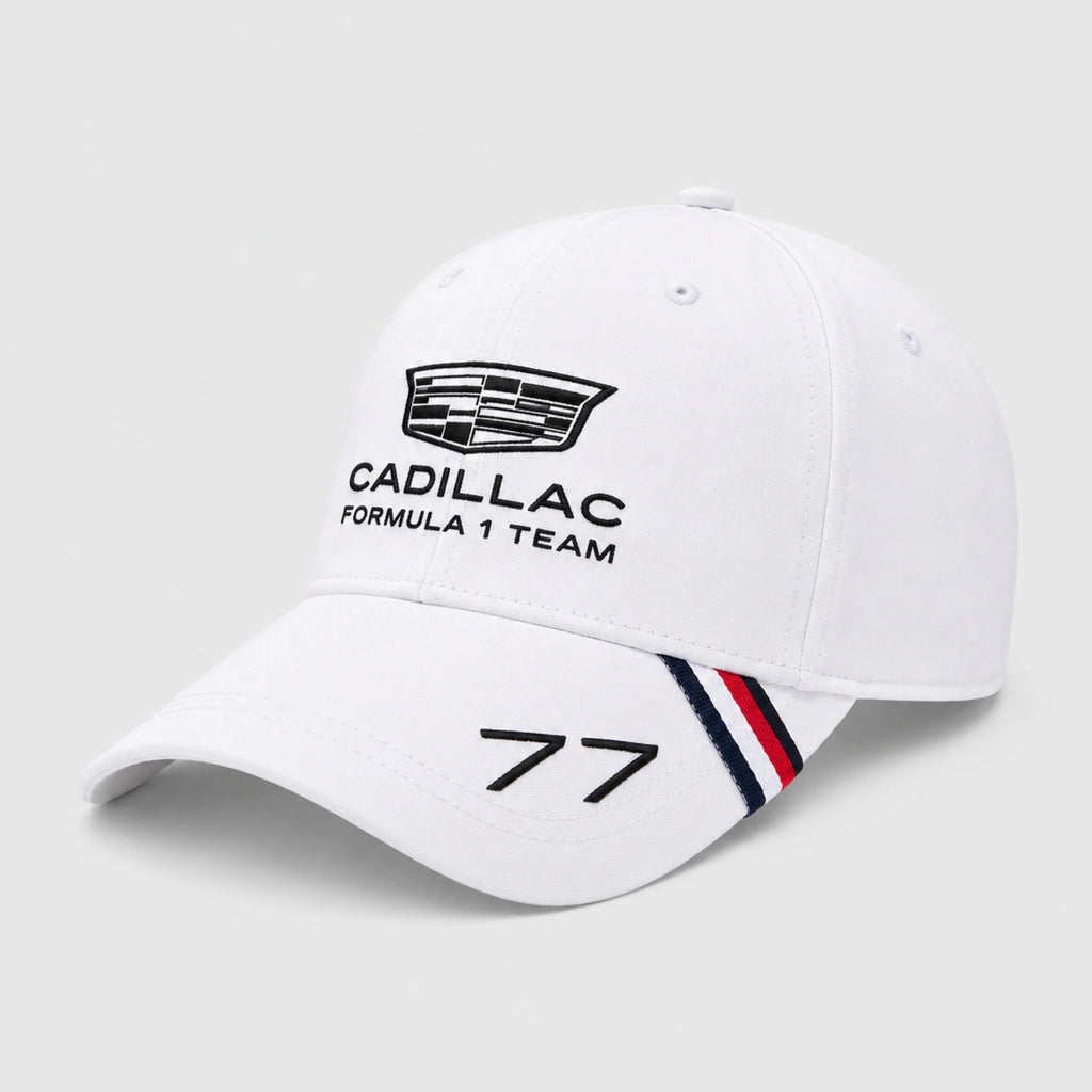 Gorra Valtteri Bottas #77 Cadillac Formula 1® Team Blanca