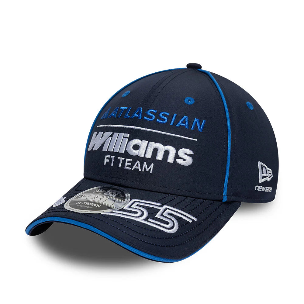 Gorra Williams F1 Carlos Sainz 2026 – Azul Navy | Oficial New Era
