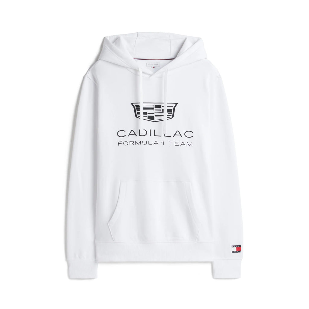 Hoodie Tommy x Cadillac F1 Team Shield Blanco