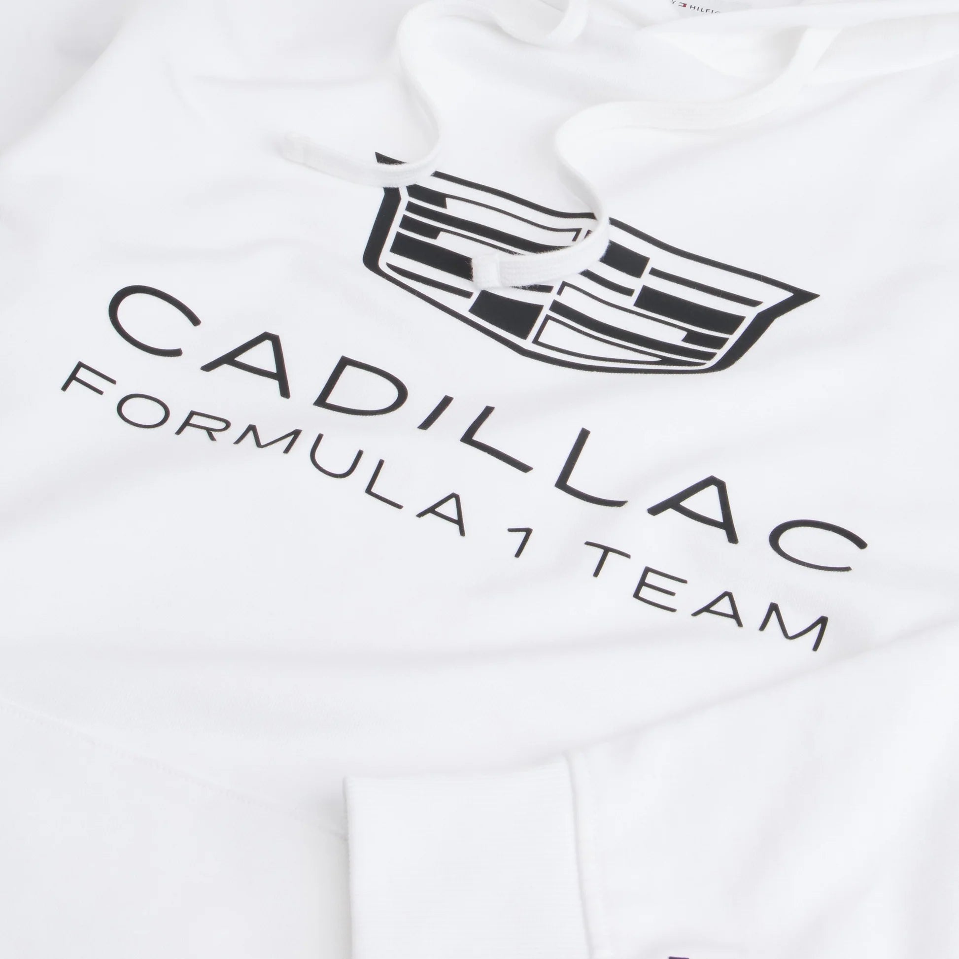 Hoodie Tommy x Cadillac F1 Team Shield Blanco