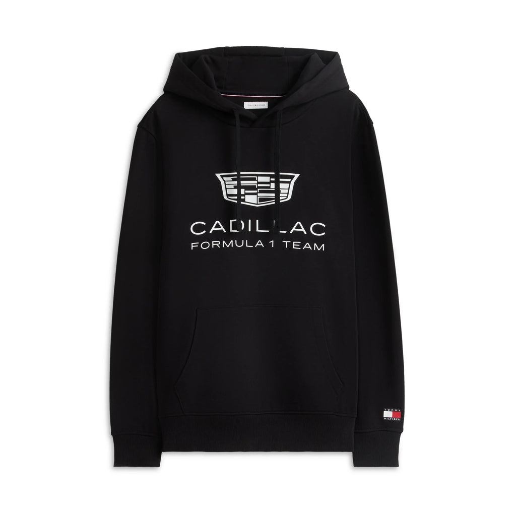 Hoodie Tommy x Cadillac F1 Team Shield Negro