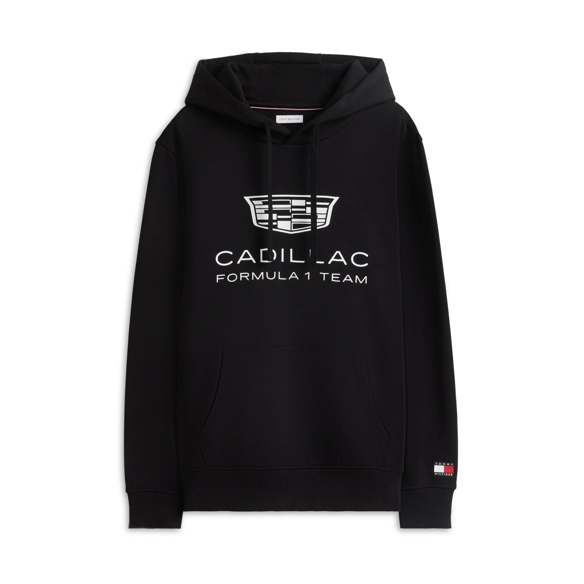 Hoodie Tommy x Cadillac F1 Team Shield Negro