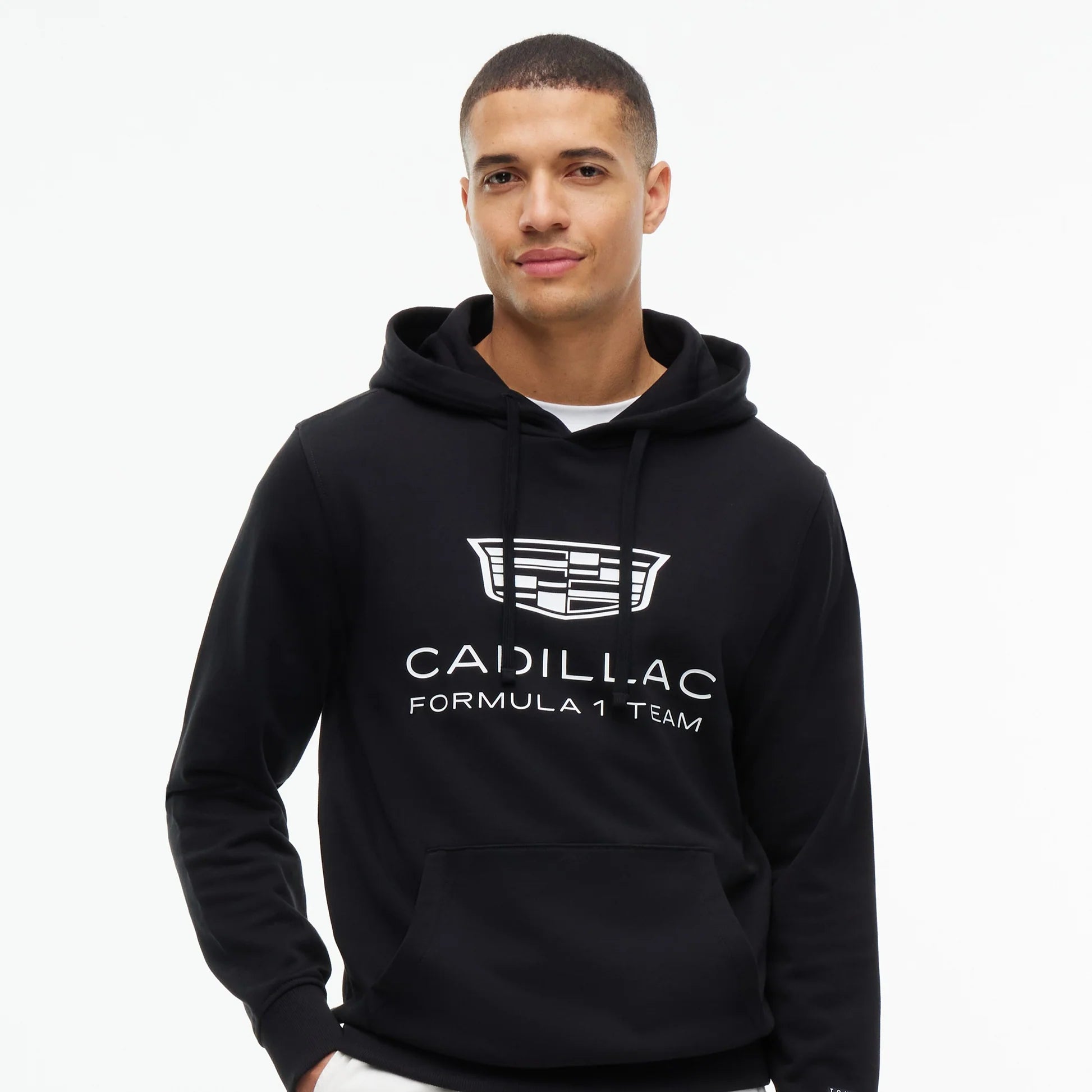 Hoodie Tommy x Cadillac F1 Team Shield Negro