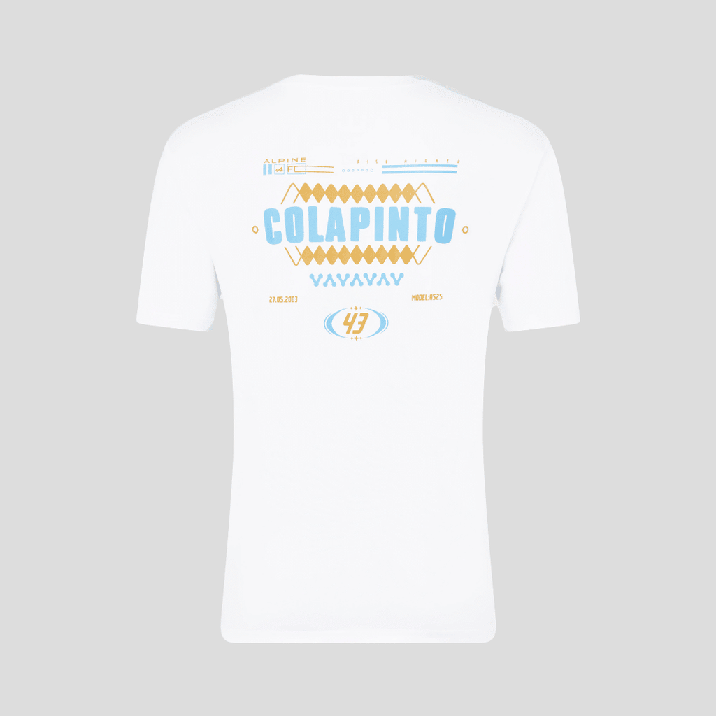 Playera Alpine Franco Colapinto 2025 Relaxed Fit Oficial