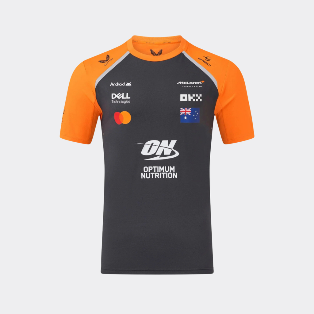 Playera Set Up McLaren Oscar Piastri Gris 2025