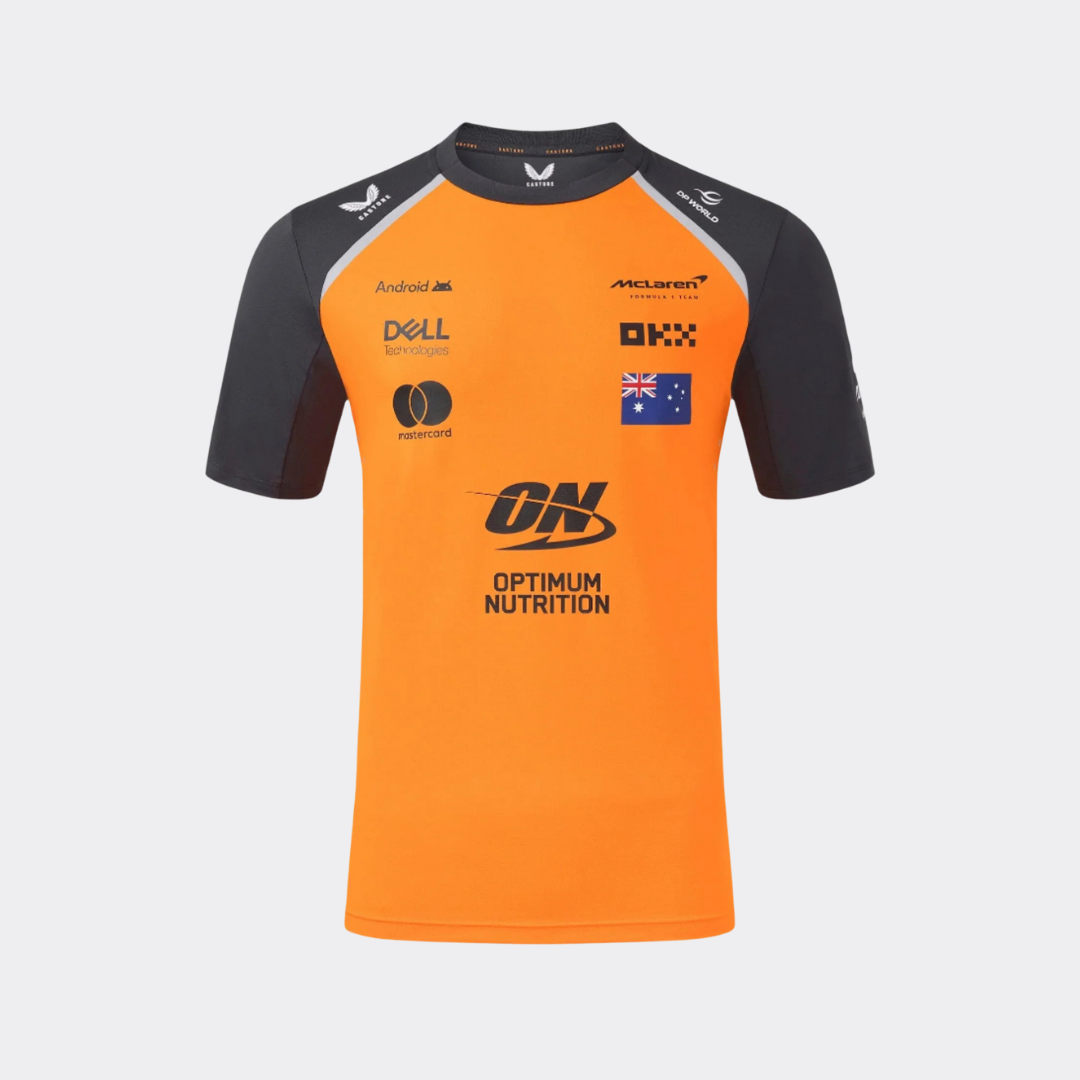 Playera Set Up McLaren Oscar Piastri Naranja 2025