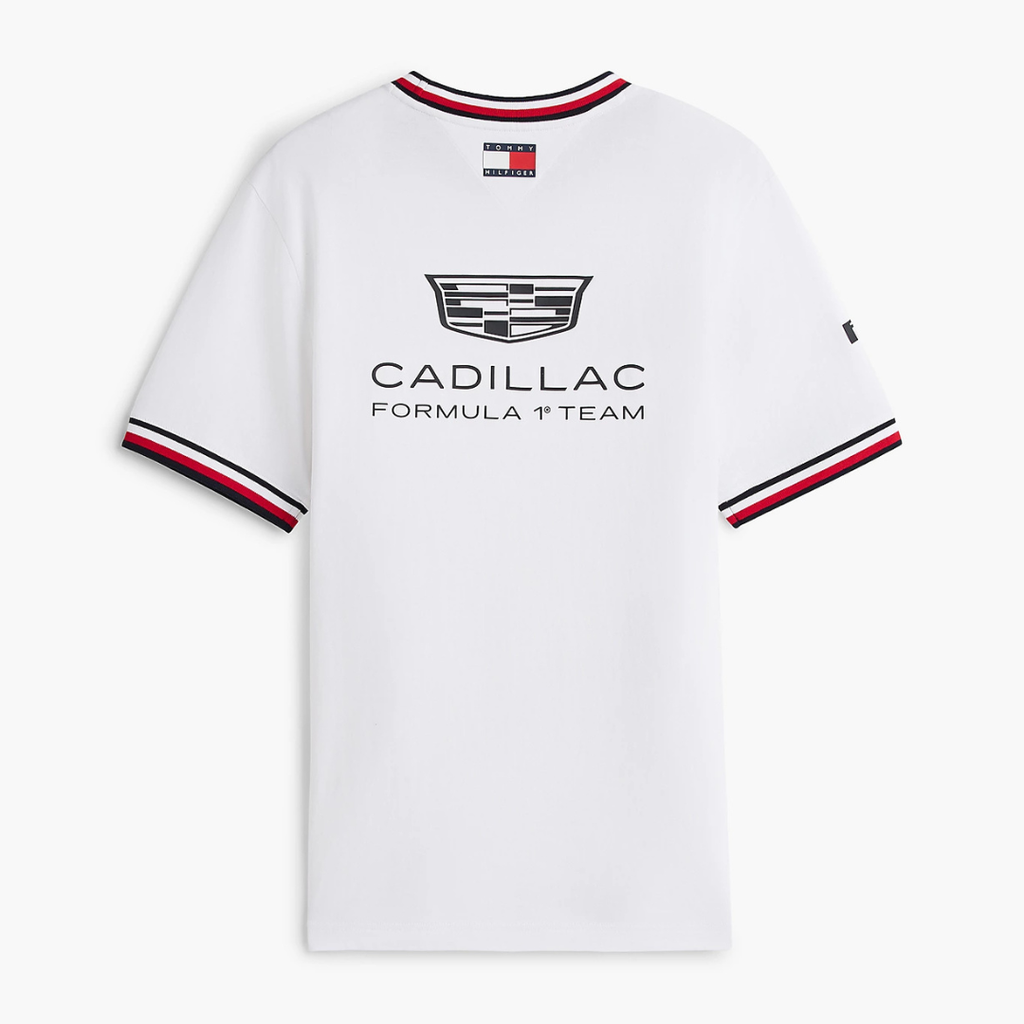 Playera Cadillac F1 Oficial 2026 Blanco