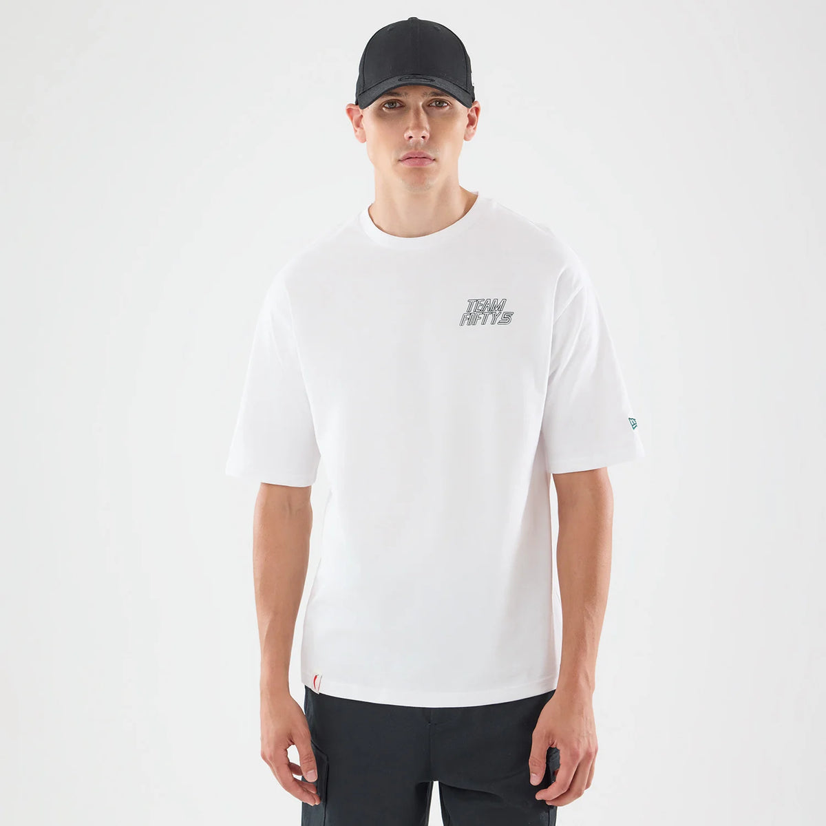 Playera Carlos Sainz Team Fifty5 México GP 2026 Blanca