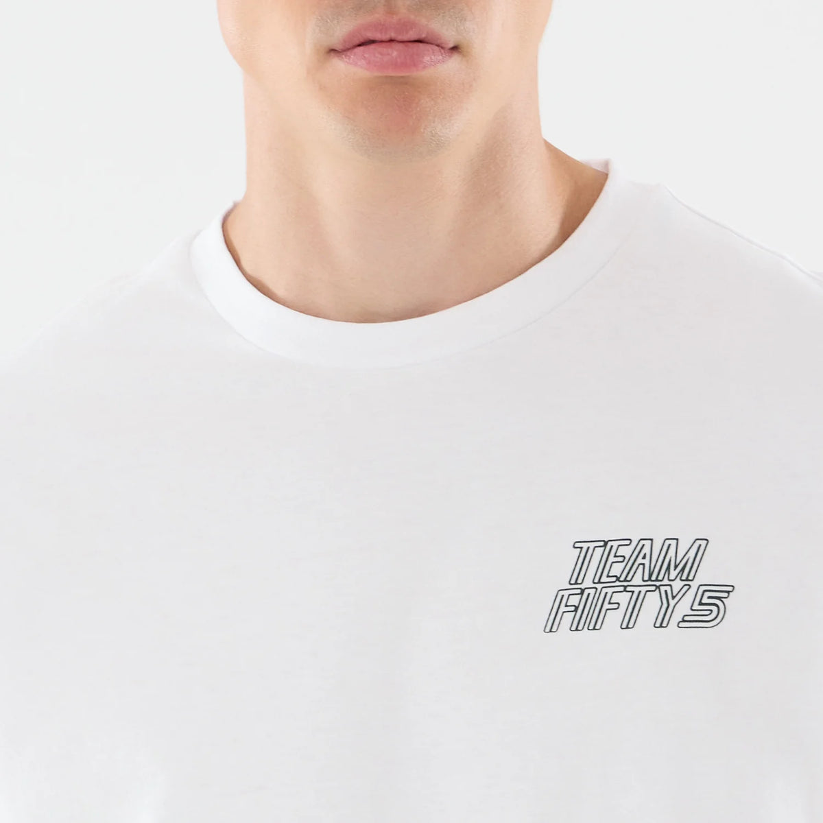 Playera Carlos Sainz Team Fifty5 México GP 2026 Blanca