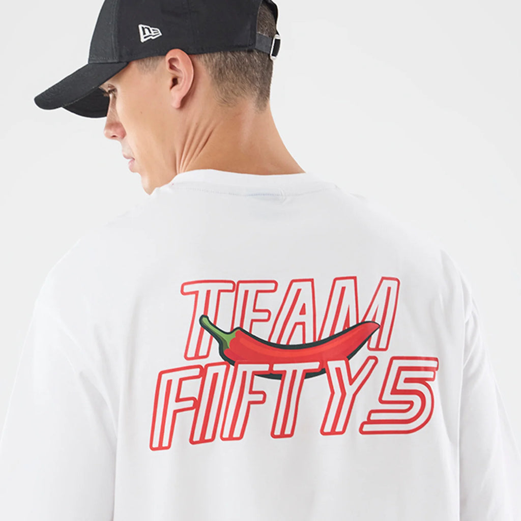 Playera Carlos Sainz Team Fifty5 México GP 2026 Blanca