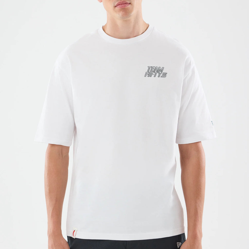 Playera Carlos Sainz Team Fifty5 México GP 2026 Blanca