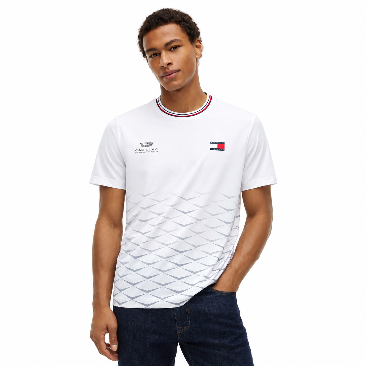 Playera Checo Pérez Cadillac F1 México GP 2026 Blanca